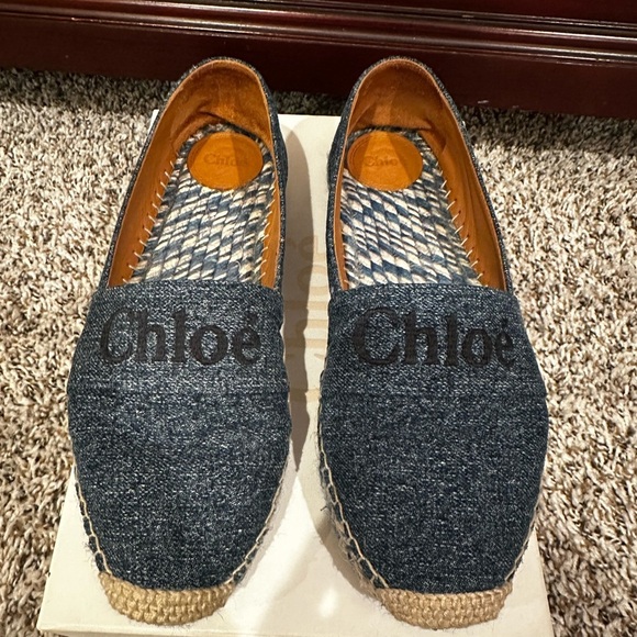 Chloe chic Blue Espadrilles - Picture 5 of 8
